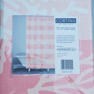 NWT Cortina Coral Reefs Beach Shower Curtain